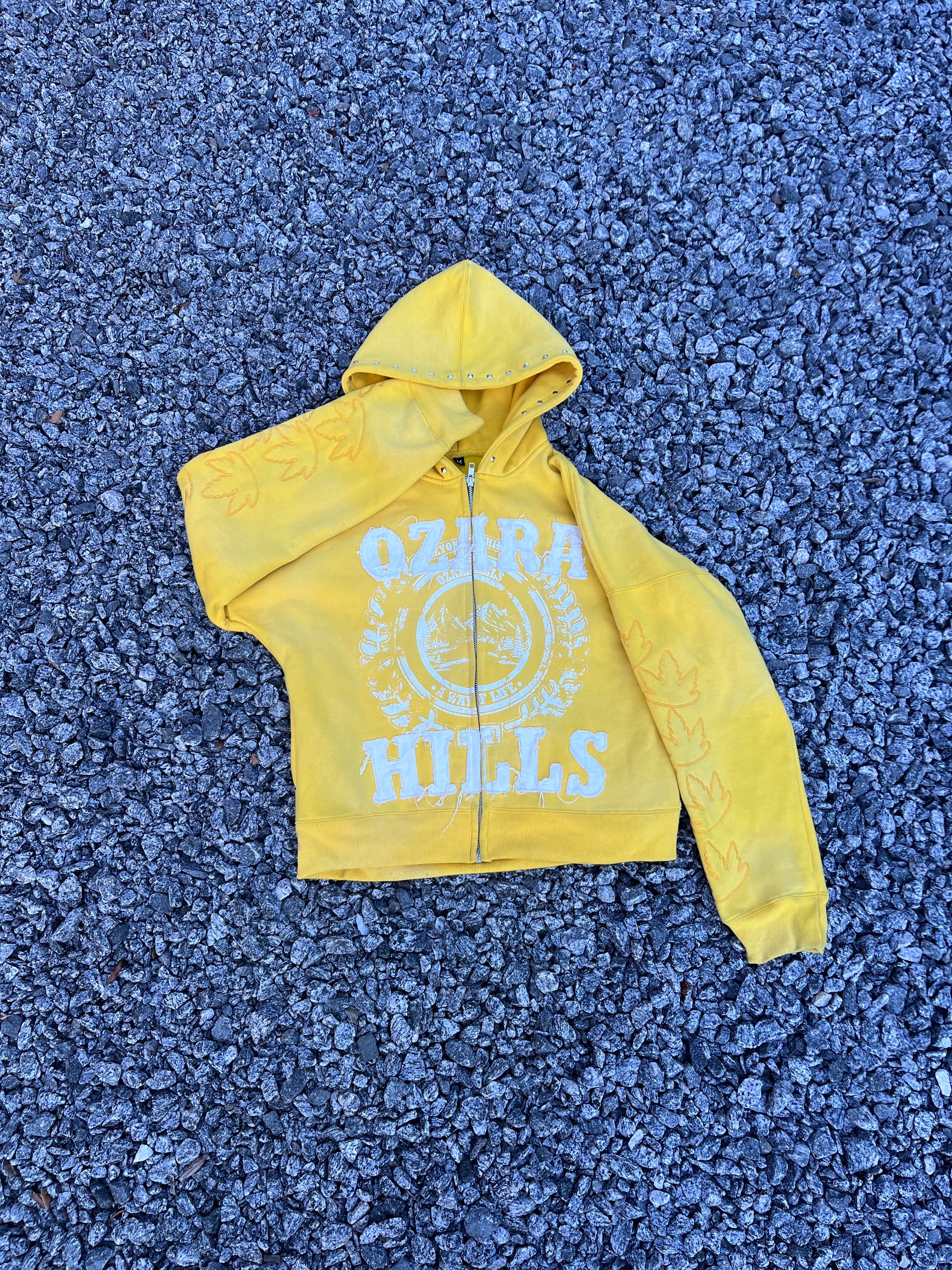 OZARA HILLS YELLOW ZIP UP