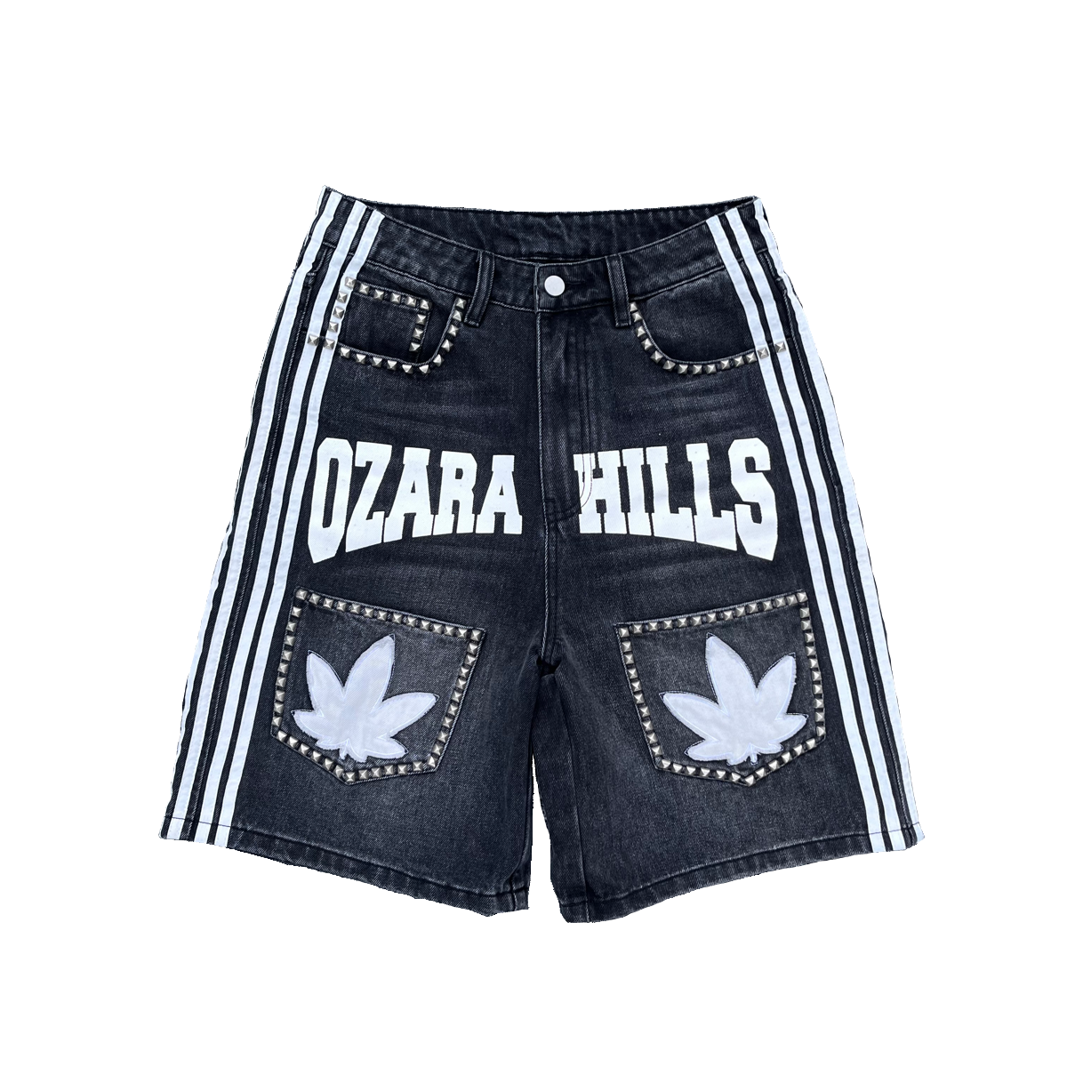 BLACK OZARA DENIM SHORTS