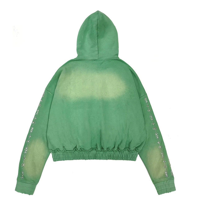 OZARA GREEN HOODIE
