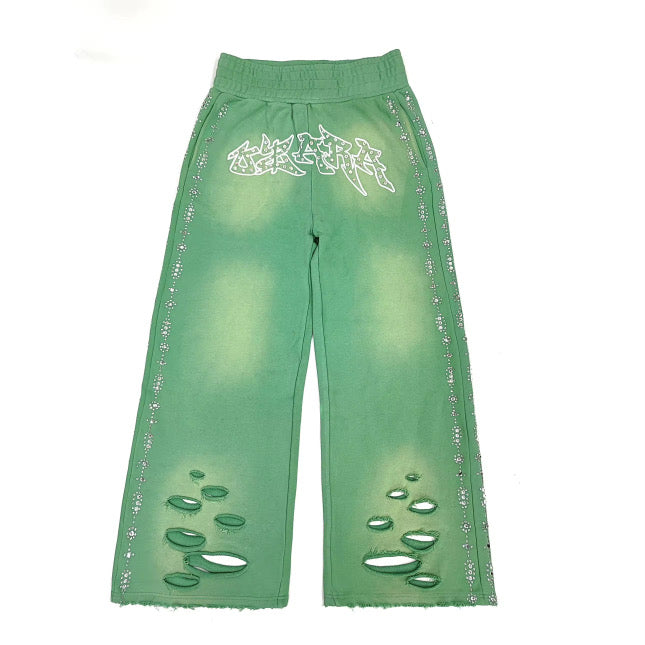 OZARA GREEN SWEATPANTS