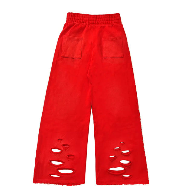 OZARA RED SWEATPANTS